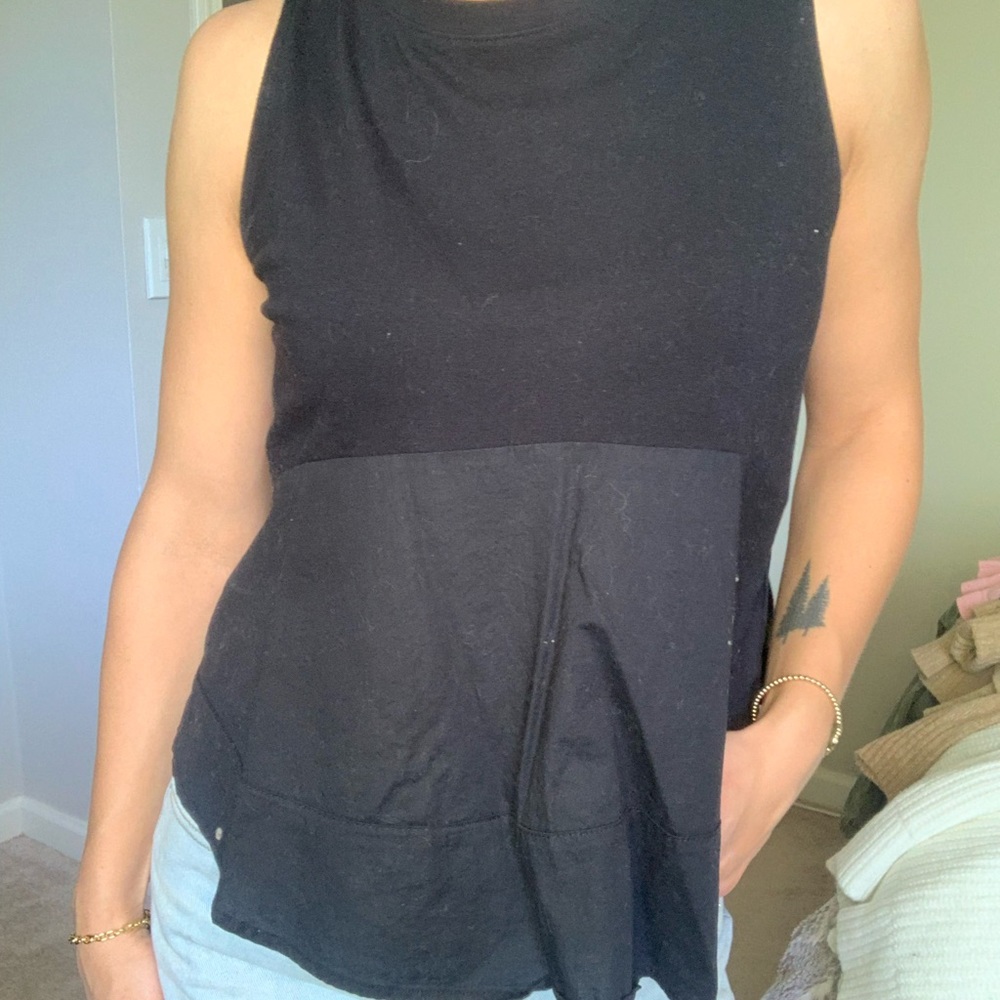 Anthropologie black tank top